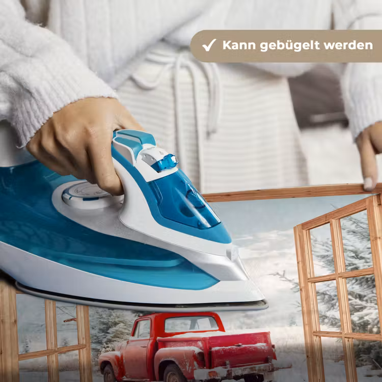 Wandteppich - Durchsichtig - Auto - Weihnachten - Geschenke - Winter - Landschaft — 10