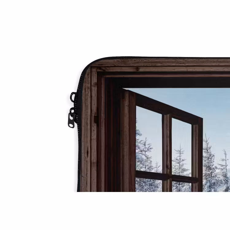 Laptop hülle - Winter - Landschaft - Natur - Berg - Bäume - Aussicht - Ansichten — 5