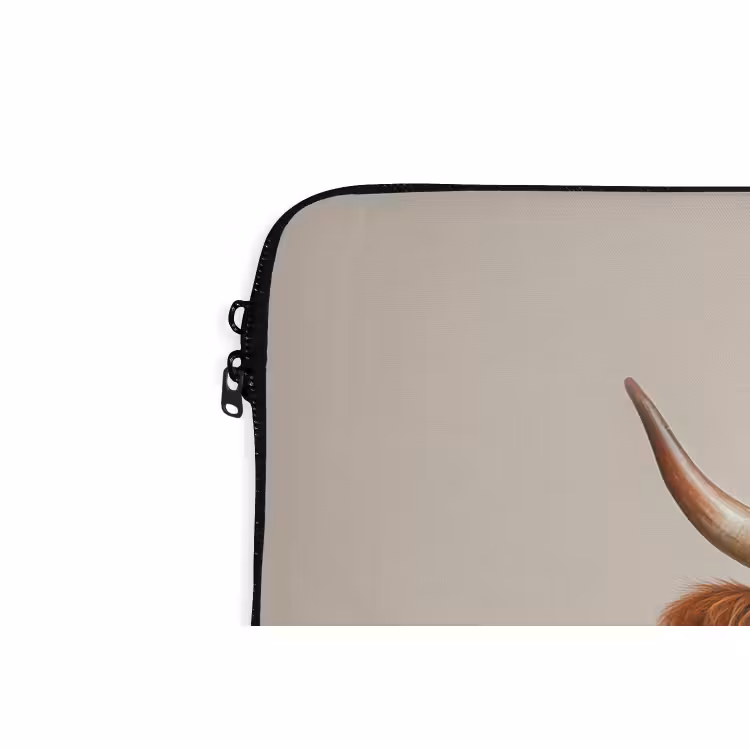 Laptop hülle - Schottischer Highlander - Weihnachten - Mütze - Pullover - Winter — 5