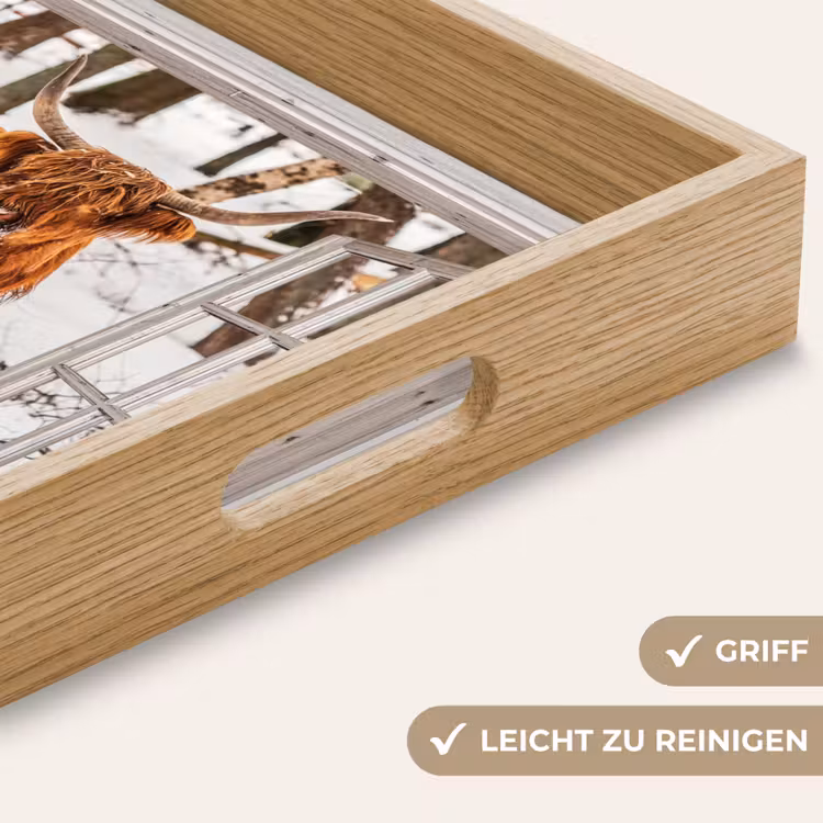 Tablett - Schottische Highlander - Schnee - Winter - Natur - Tier - Aussicht - Ländlich — 5