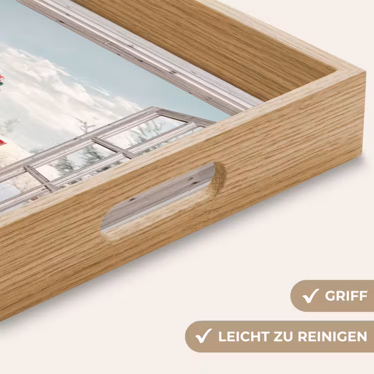 Tablett - Auto - Rot - Geschenke - Winter - Weihnachten - Durchsichtig - Weiß — 5