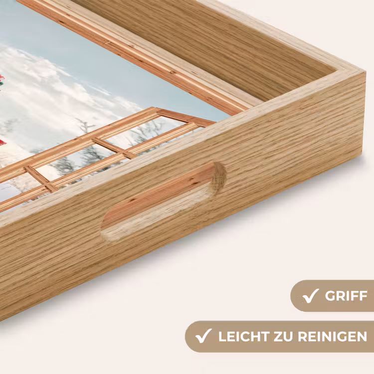 Tablett - Durchsichtig - Auto - Weihnachten - Geschenke - Winter - Landschaft — 5