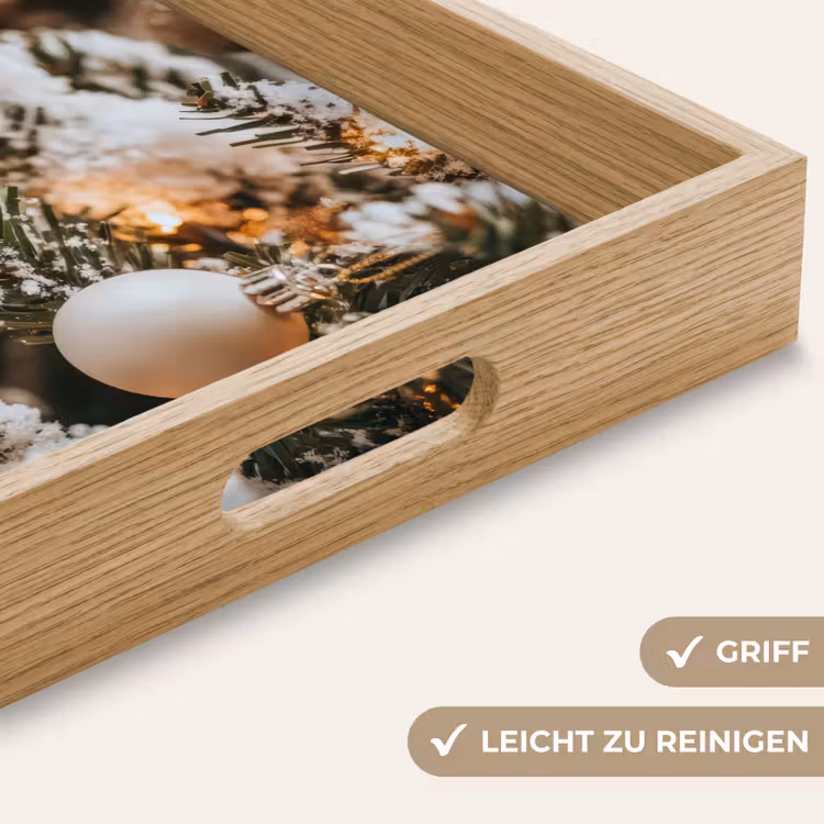 Tablett - Weihnachten - Weihnachtsbaum - Winter - Innen - Schnee — 5