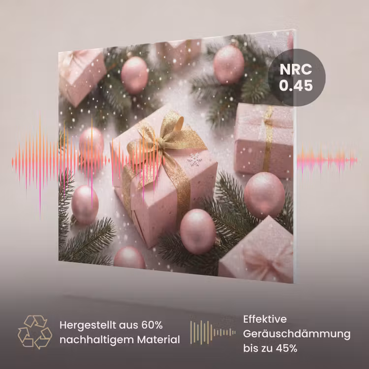 Akustikbild - Geschenk – Weihnachten – Rosa — 3