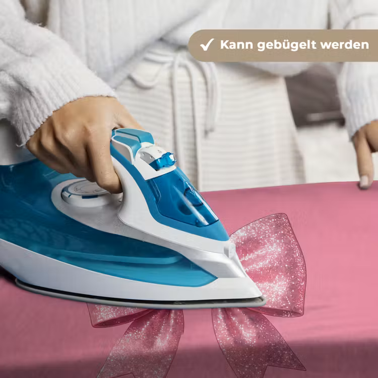 Wandteppich - Rosa Schleife – Glitzer — 10