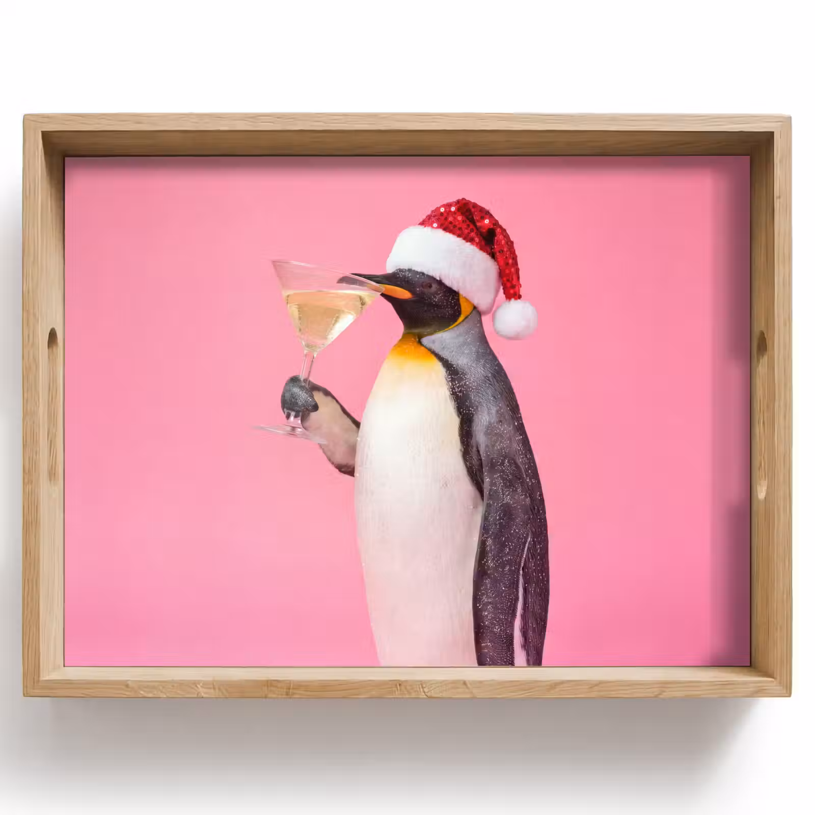 Tablett - Pinguin – Weihnachten – Fest — 1
