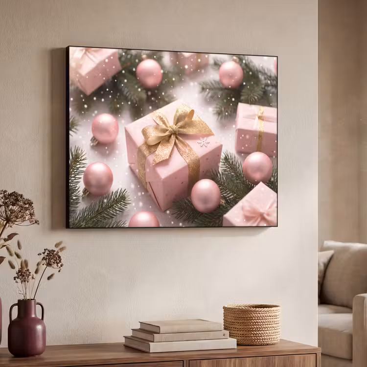 Art Frame - Geschenk – Weihnachten – Rosa — 3