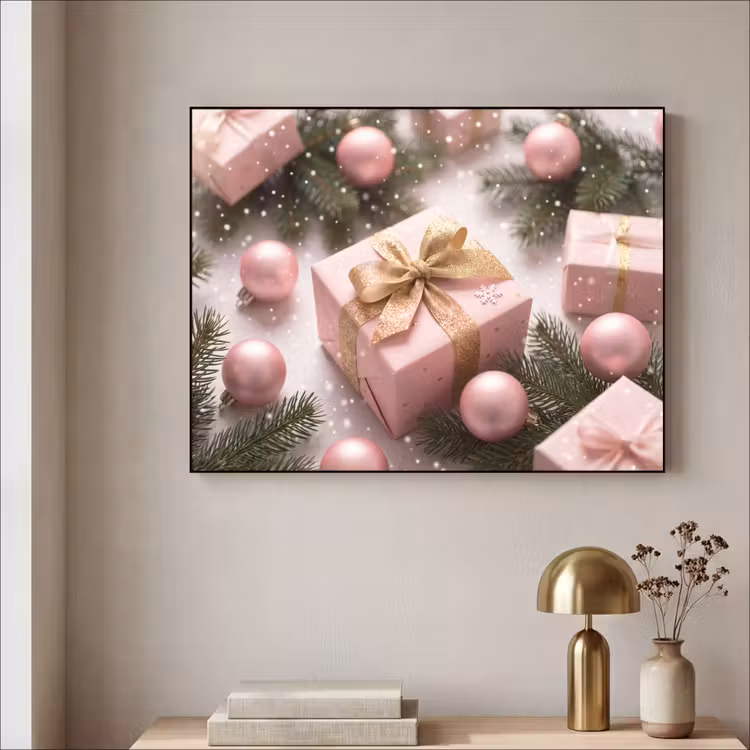 Art Frame - Geschenk – Weihnachten – Rosa — 4