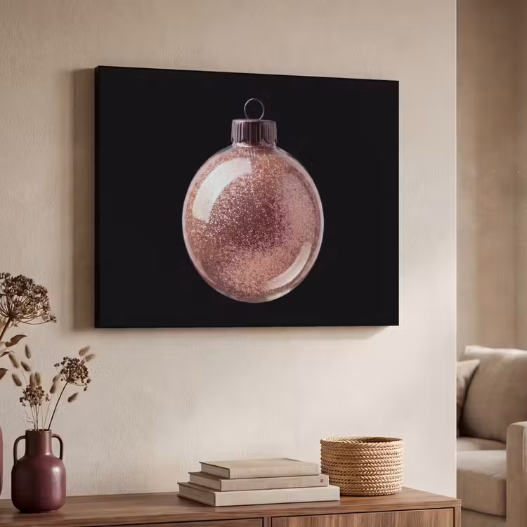 Art Frame - Weihnachtskugel – Roségold – Weihnachten — 3