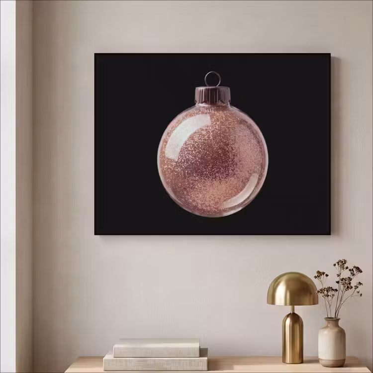 Art Frame - Weihnachtskugel – Roségold – Weihnachten — 4