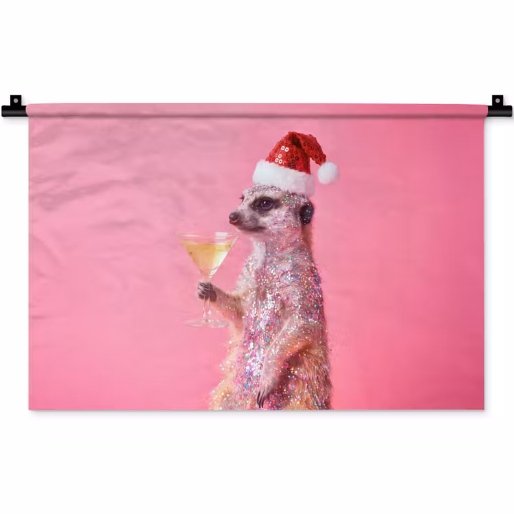 Wandteppich - Tiere – Glitzer – Party — 1