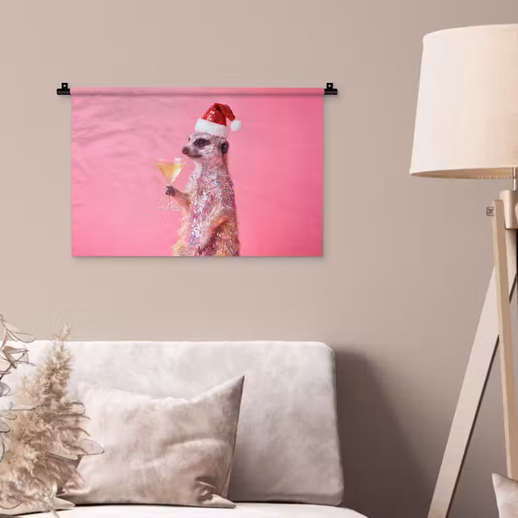 Wandteppich - Tiere – Glitzer – Party — 2