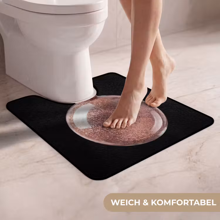 WC Vorleger - Weihnachtskugel – Roségold – Weihnachten — 5