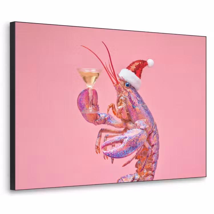 Art Frame - Hummer – Weihnachten – Rosa — 1