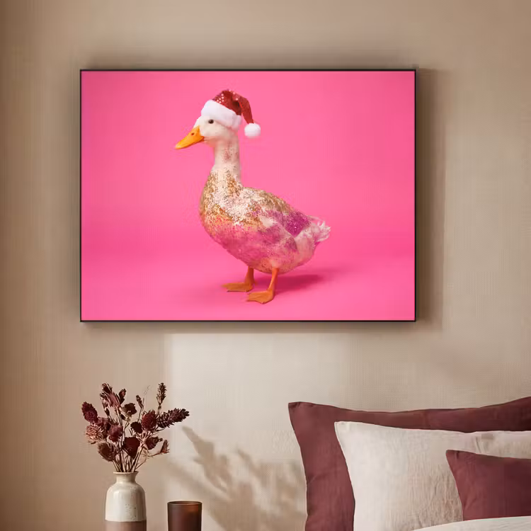 Art Frame - Vogel – Weihnachten – Rosa — 2