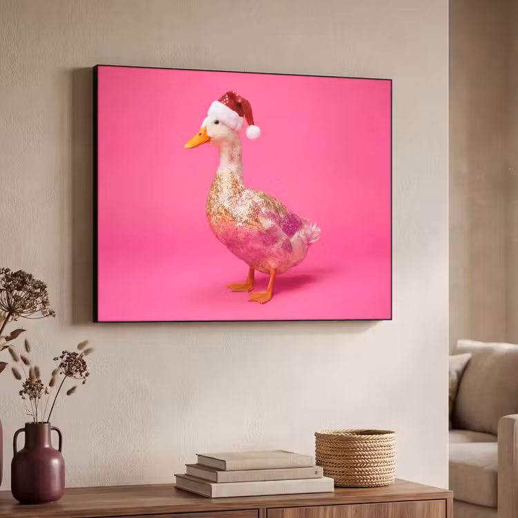 Art Frame - Vogel – Weihnachten – Rosa — 3