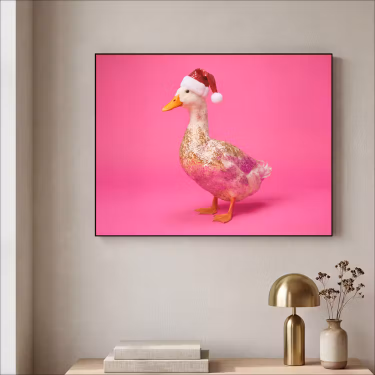 Art Frame - Vogel – Weihnachten – Rosa — 4