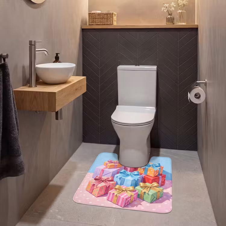 WC Vorleger - Geschenke – Fest – Bunt — 2