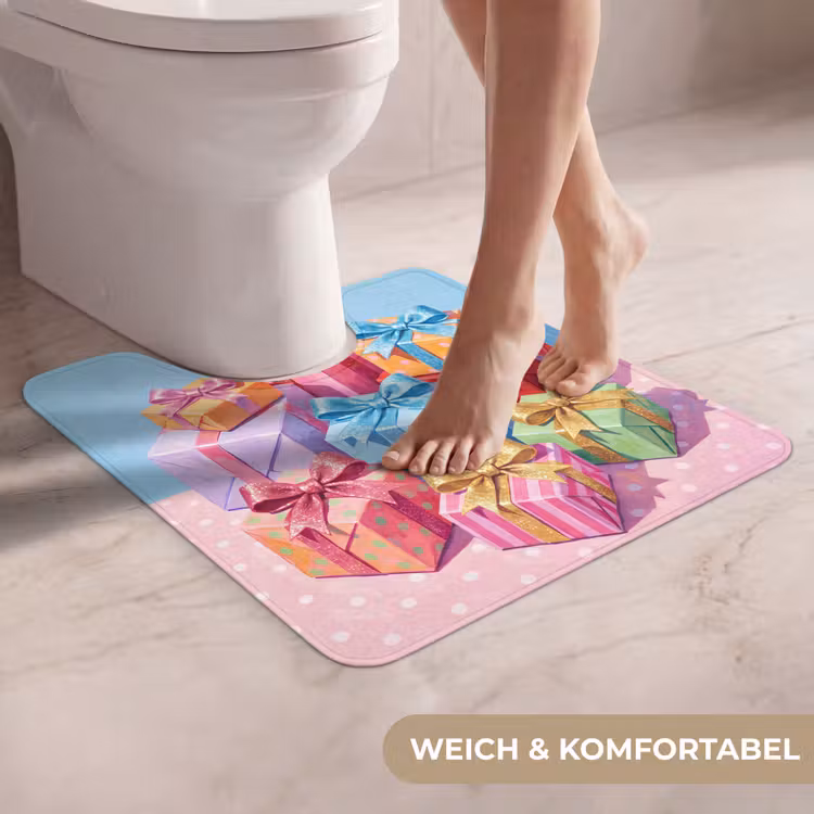 WC Vorleger - Geschenke – Fest – Bunt — 5