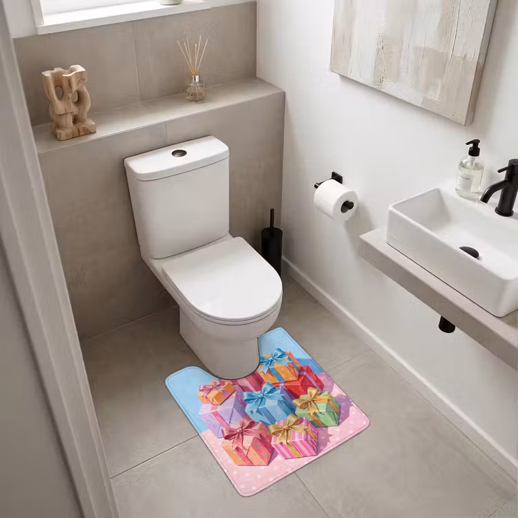 WC Vorleger - Geschenke – Fest – Bunt — 6