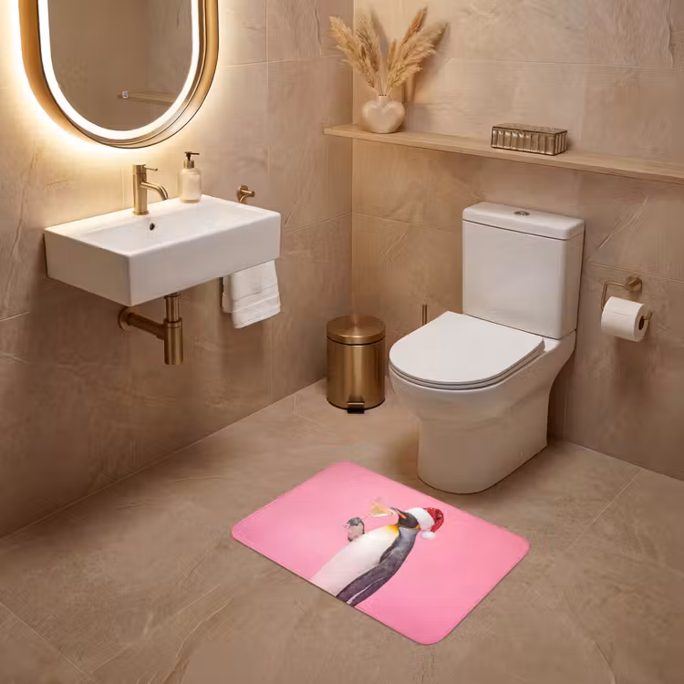 WC Vorleger - Pinguin – Weihnachten – Fest — 4