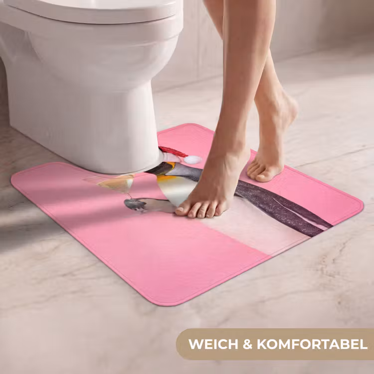 WC Vorleger - Pinguin – Weihnachten – Fest — 5
