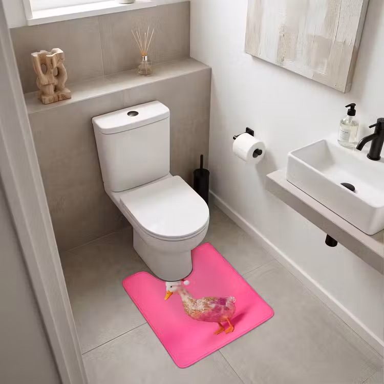 WC Vorleger - Vogel – Weihnachten – Rosa — 6