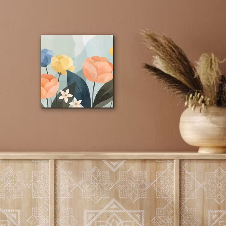 Alu-Dibond-Bild - Blumen – Abstrakt – Farbenfroh — 5