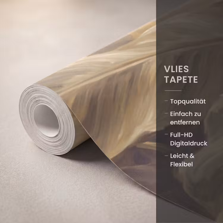 Tapete - Blätter – Tropisch – Gold — 3