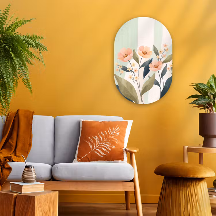 Forexbild Oval - Blumen – Natur – Abstrakt — 2