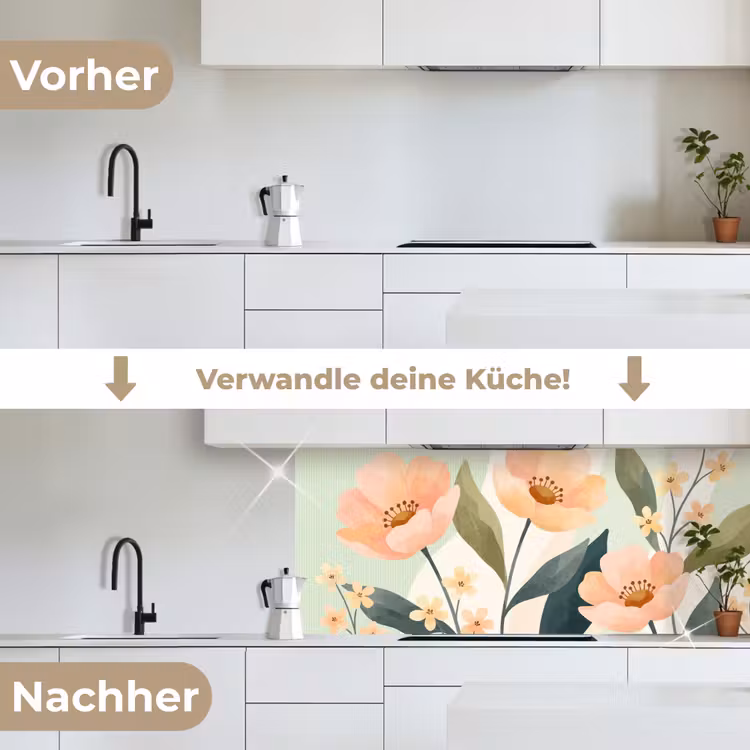 Küchenrückwand - Blumen – Natur – Abstrakt — 3