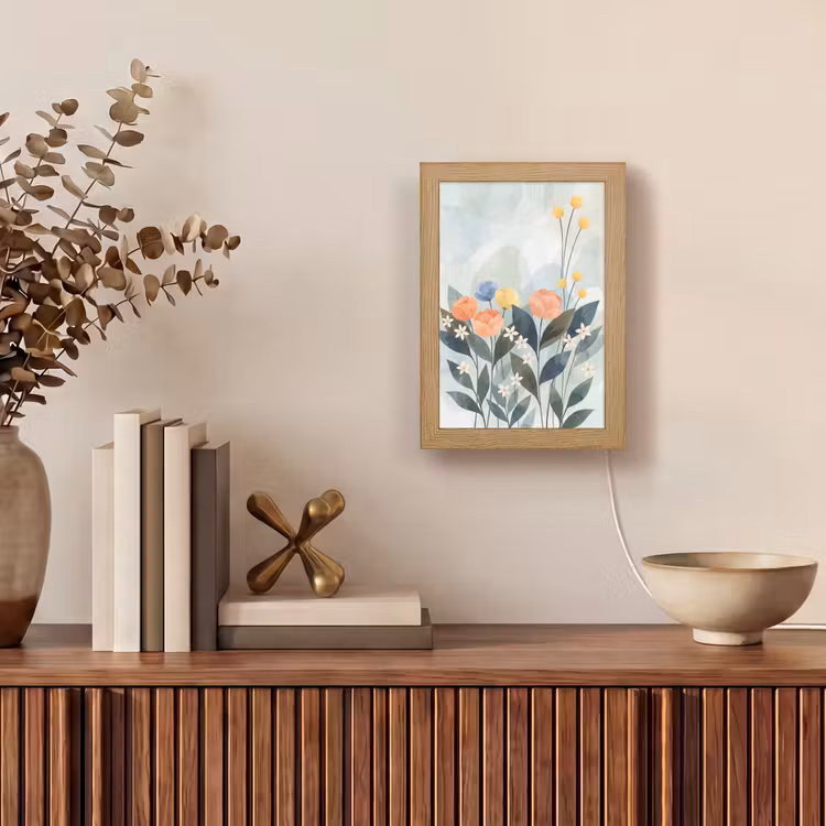 Personalisierte Lightbox - Blumen – Abstrakt – Farbenfroh — 4