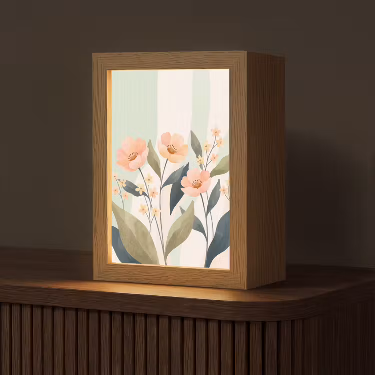 Personalisierte Lightbox - Blumen – Natur – Abstrakt — 1