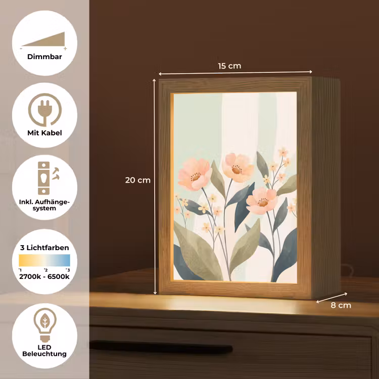 Personalisierte Lightbox - Blumen – Natur – Abstrakt — 6