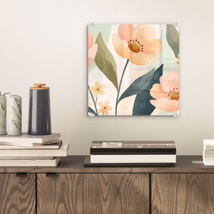 Glasbild - Blumen – Natur – Abstrakt — 2