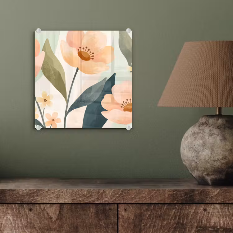 Glasbild - Blumen – Natur – Abstrakt — 4
