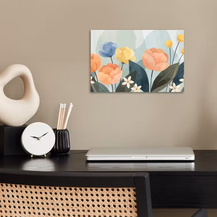 Poster - Blumen – Abstrakt – Farbenfroh — 2