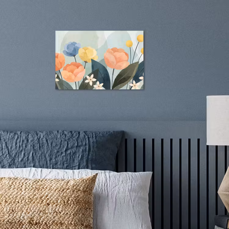 Poster - Blumen – Abstrakt – Farbenfroh — 3