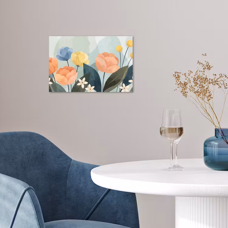 Poster - Blumen – Abstrakt – Farbenfroh — 4