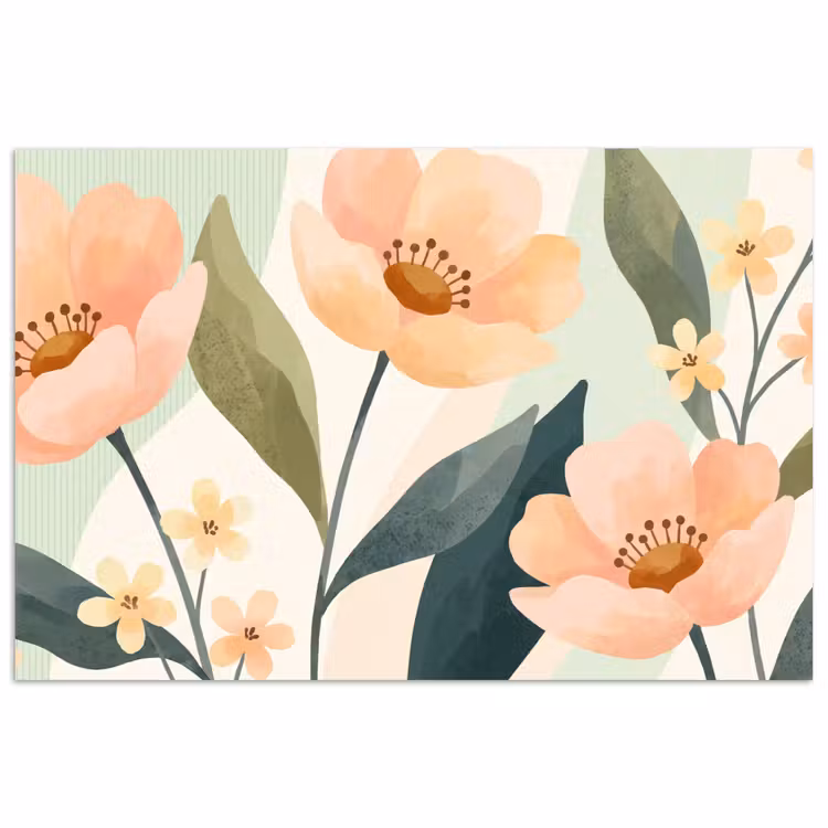 Poster - Blumen – Natur – Abstrakt — 1