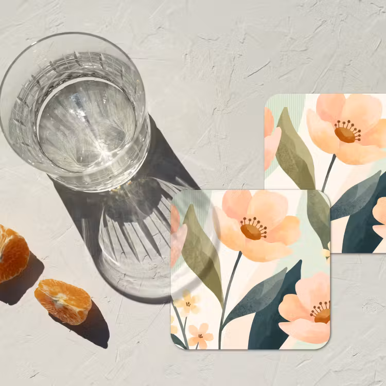 Untersetzer - Blumen – Natur – Abstrakt — 2