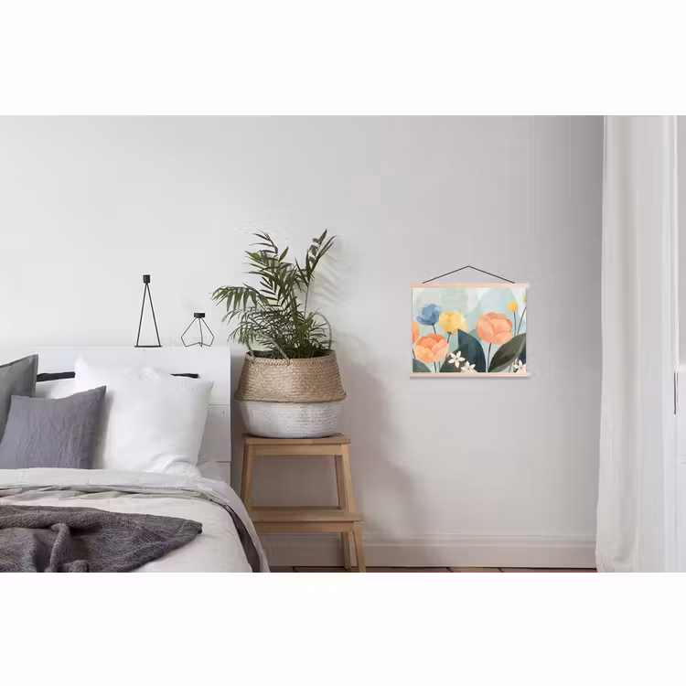 Stoffbild - Blumen – Abstrakt – Farbenfroh — 3
