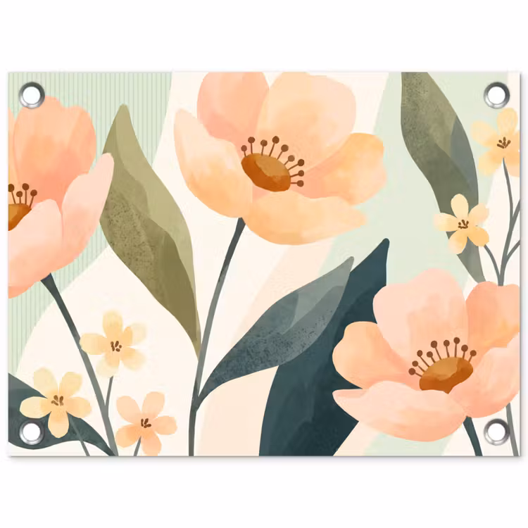Gartenposter - Blumen – Natur – Abstrakt — 1