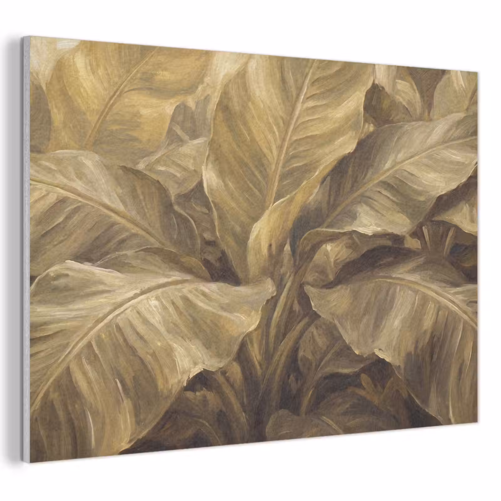 Akustikbild - Blätter – Tropisch – Gold — 1