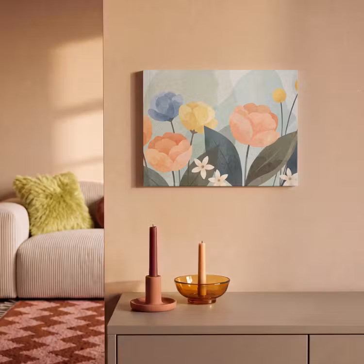 Akustikbild - Blumen – Abstrakt – Farbenfroh — 2