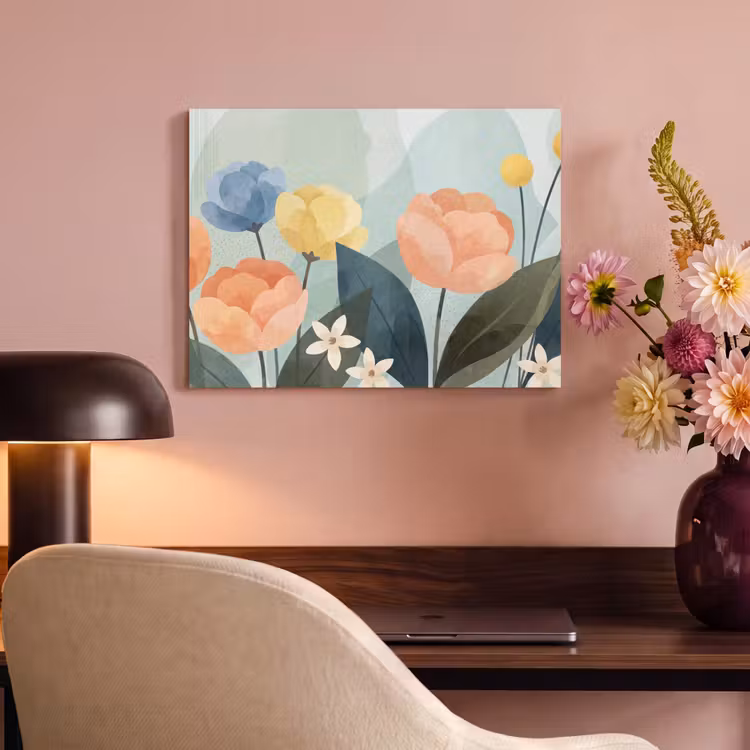 Akustikbild - Blumen – Abstrakt – Farbenfroh — 6