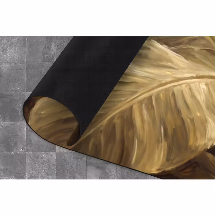 Küchenläufer - Blätter – Tropisch – Gold — 4