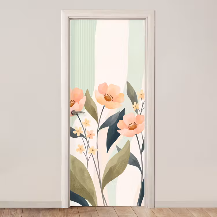 Türtapete - Blumen – Natur – Abstrakt — 1