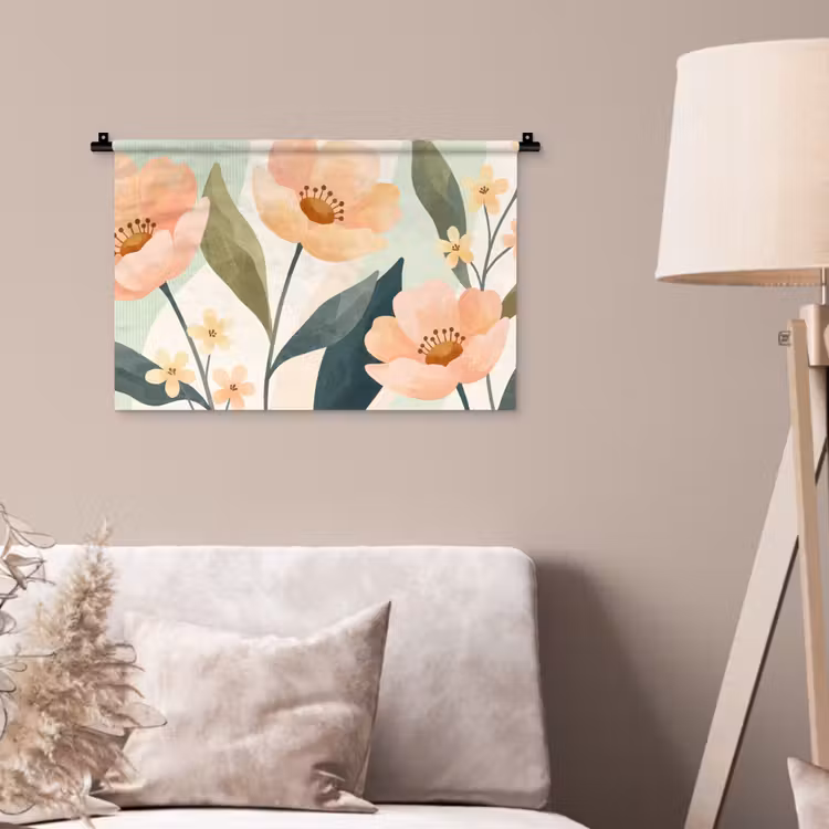 Wandteppich - Blumen – Natur – Abstrakt — 2