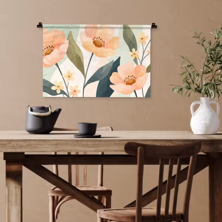 Wandteppich - Blumen – Natur – Abstrakt — 3